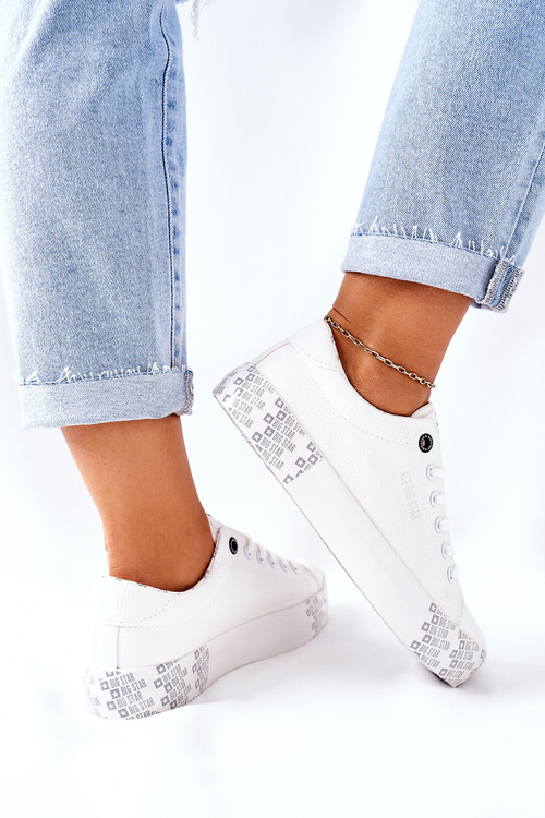 Dámske tenisky na platforme Big Star II274181 White