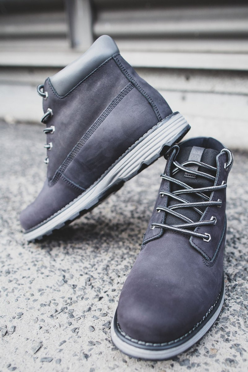 Big Star Black EE174228 Kožené topánky