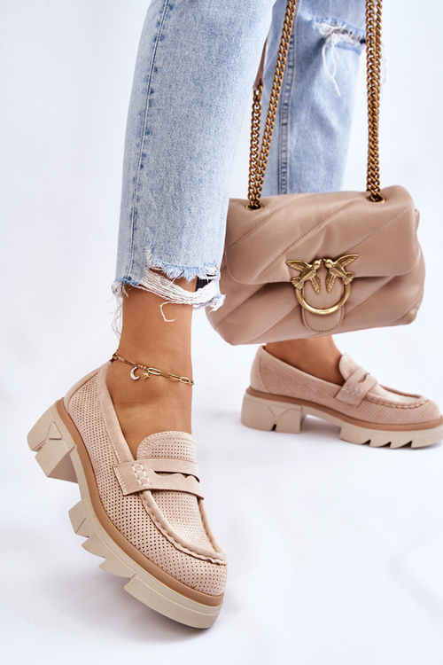 Dámske ploché mokaséry žien