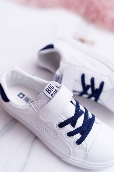 Big Star DD374107 Biele a nagranate tenisky