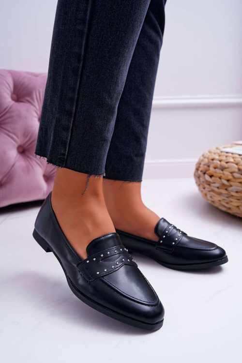 Dámské mokasíny Černé Tenes