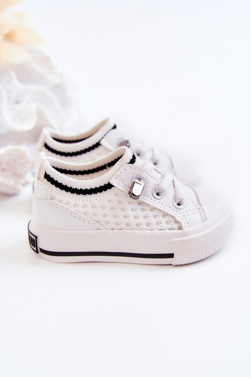 Detské posuvné tenisky Veľká hviezda JJ374394 biela