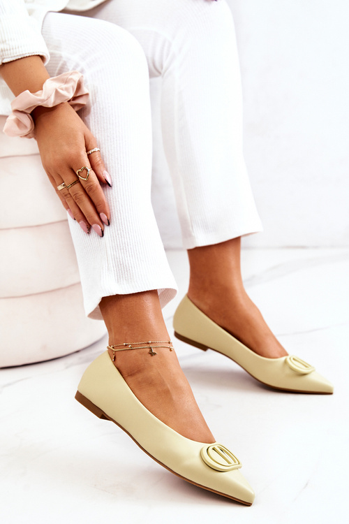 Kožené baleríny Rachelle v Spitz