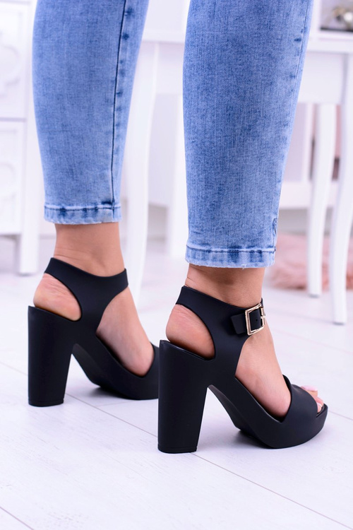 Dámske gumové sandále na post Meliski View