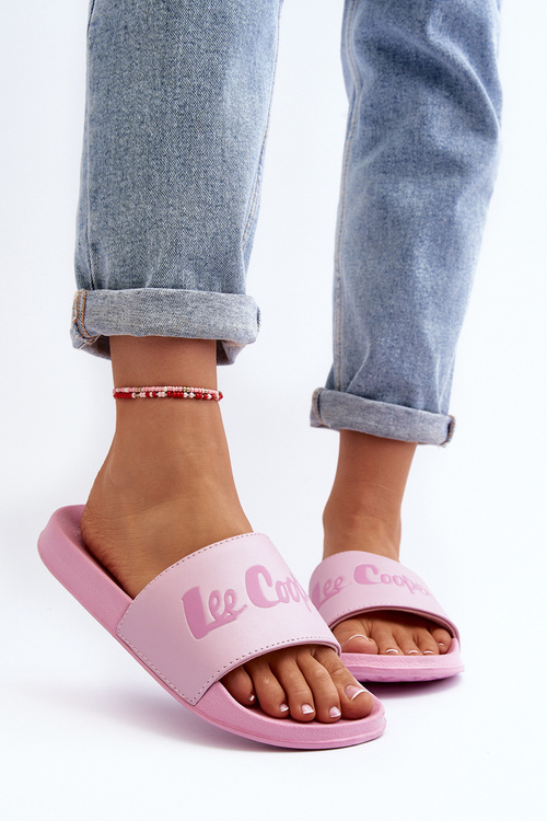 Dámské klasické žabky Lee Cooper LCW-24-42-2486L Růžové
