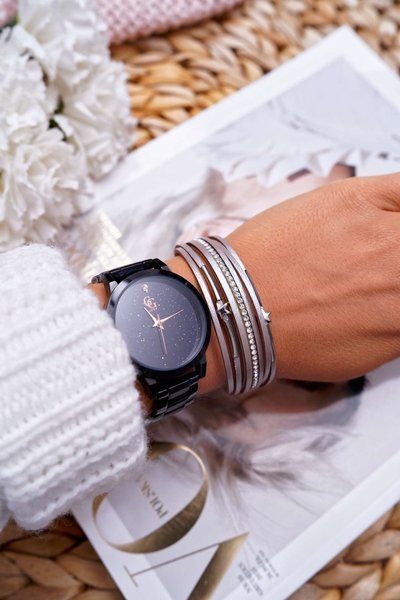 Dámský kožený náramek šedý Hvězda Yaragisi