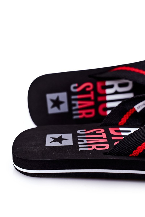 Pánske flip -flops Big Star ff174479 čierna