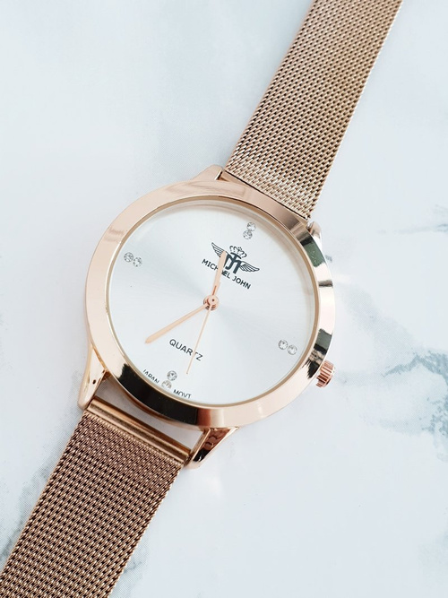 Dámske hodinky Michael John Ferri Pink Gold