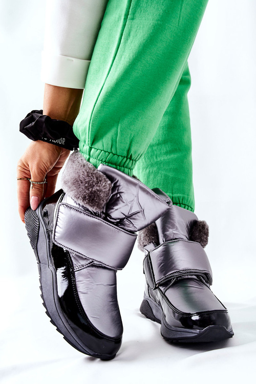 Dámské Sněhule Šedé Evamia