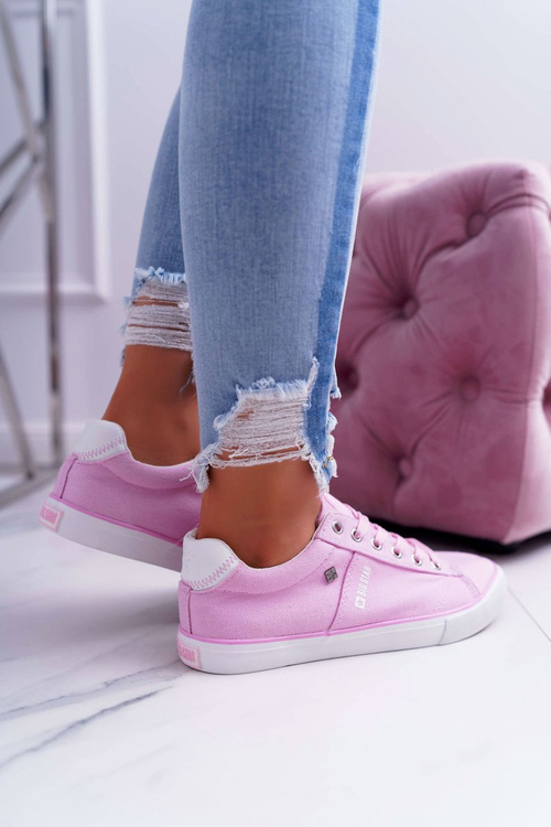 Dámske tenisky s veľkou hviezdou Pink DD274352