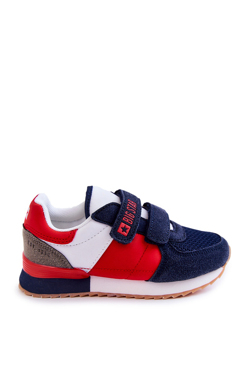 Detská športová topánka Pamäť pena Veľká hviezda JJ374256 Navy a Red