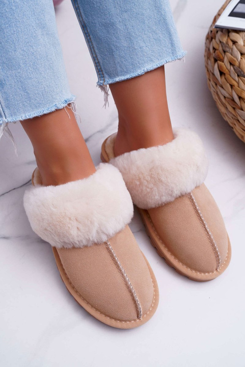 Dámské papuče béžové Mirendy