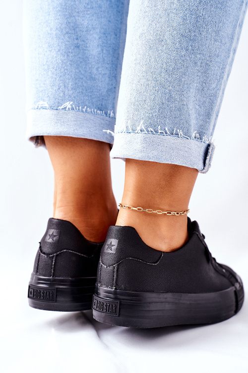 Dámske tenisky na platforme Big Star II274345 čierna