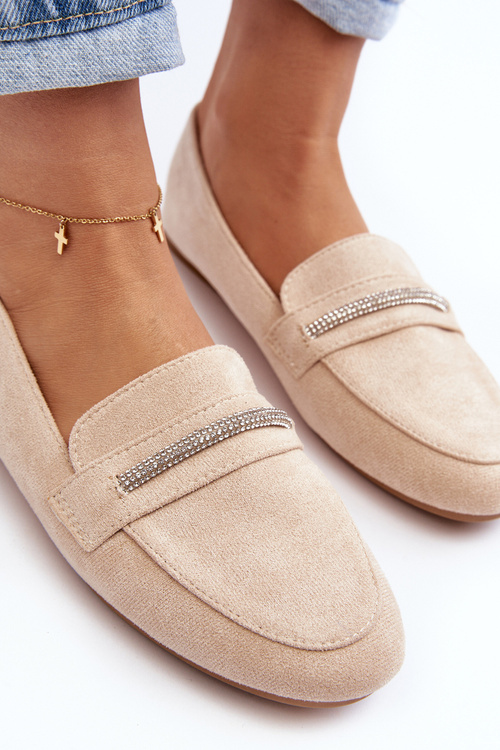 Dámské lodičky z ekokože Ladite béžové