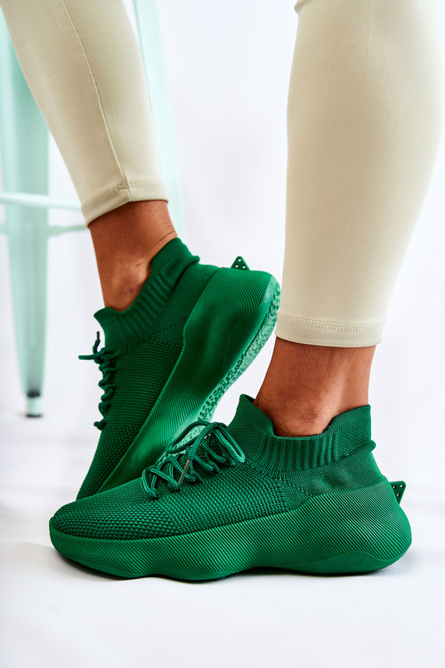 Slocked Dámska zelená športová topánka.