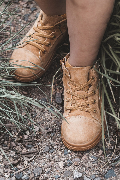 Detské vysoké tenisky pre posúvač Camel Boone