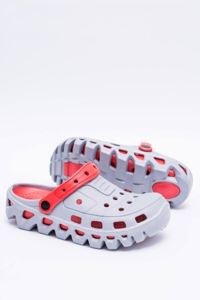 Šedé pánské zahradní žabky Flameshoes