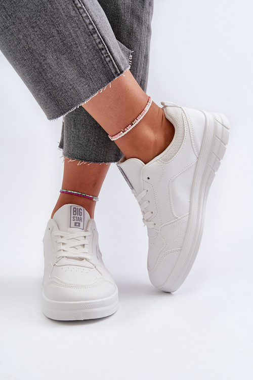 Dámské Sportovní Boty Sneakersy Big Star MM274354 Bílé