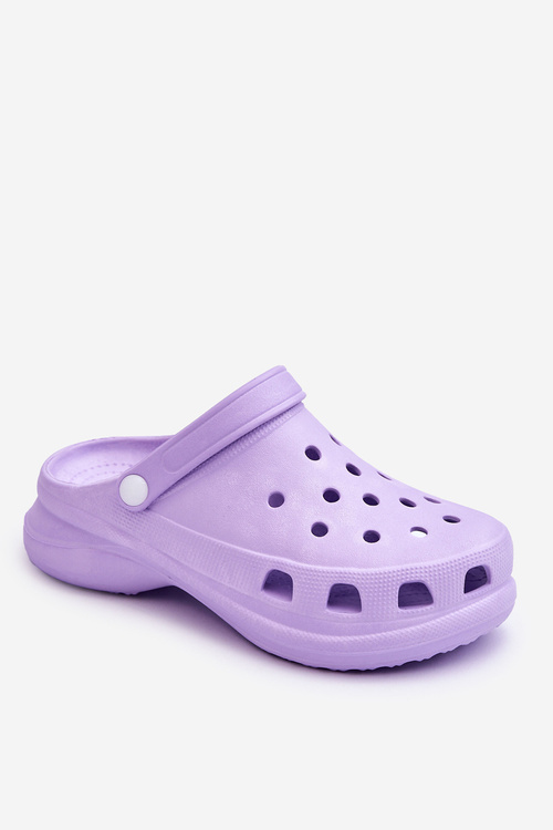 Pěnové Sandály Crocs Na Robustní Podrážce fialove Katniss