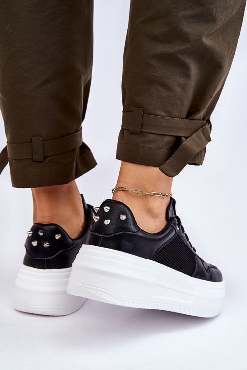 Dámske klasické športové topánky Goe LL2N4061 čierna