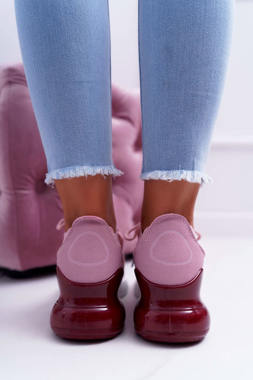 Dámska ružová dámska športová topánky