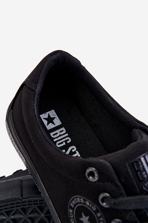 Pánské nízké textilní tenisky Big Star LL174078 Černá