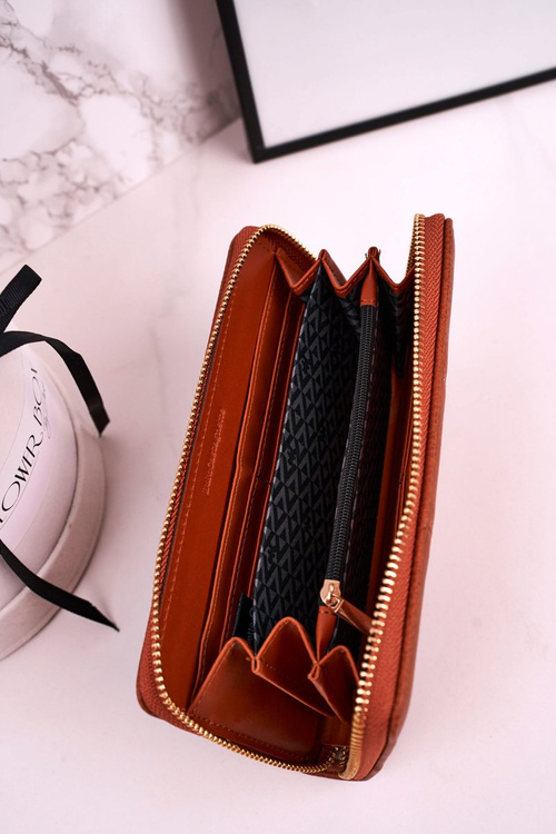 Lulu Lulu Lude celá peňaženka Castagnette hnedá