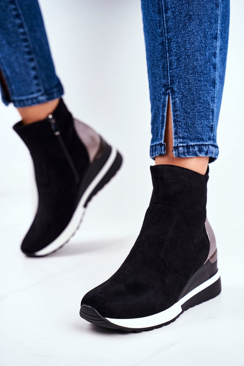 Dámská Sportovní Obuv Vysoke Cerné 21-10573