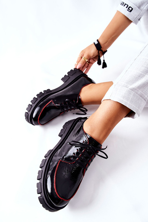 Dámské Kůže Polobotky Maciejka Černé 5074A-01