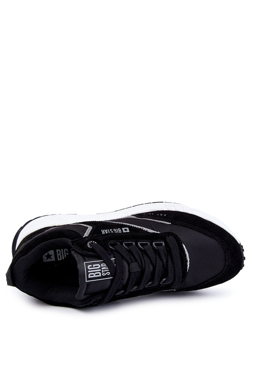 Pánske športové topánky veľká hviezda KK174024 čierna