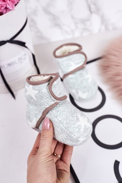 Izolovaný papcia pre deti v košíčke Blue Stars