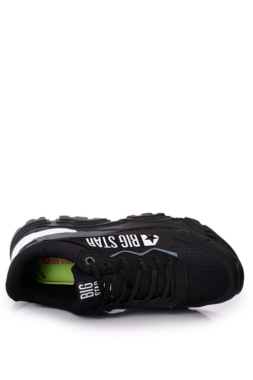 Pánské Sportovní Obuv Memory Foam Big Star HH174209 Černé-Modré