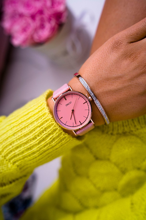 Dámské Hodinky Ernest Růžové Belven