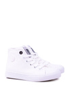 Big Star Dětské vysoké bílé tenisky BB374141