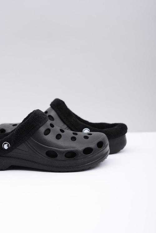 Dámské Nazouváky Teplé Kroksy Černé EVA