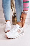 Dámská Sportovní Obuv Sneakersy Bile-Růžové Last Minute