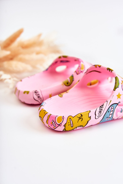 Ľahké detské flip -flops ružové Astro