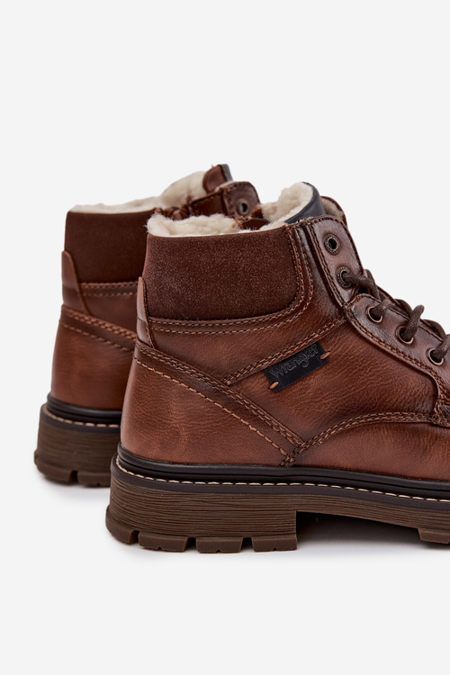 Pánské zimní kozačky Wrangler 20253034.JCU hnědé