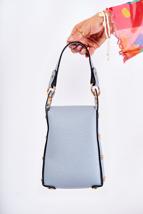 Malá dámska taška s dekoráciou modré Ellies