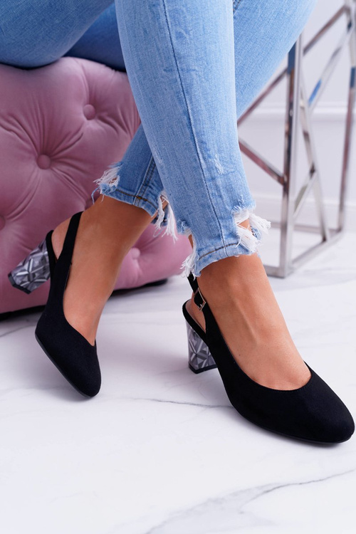 Dámske čerpadlá na Sergio Leone SK788 Black Lati Haberry