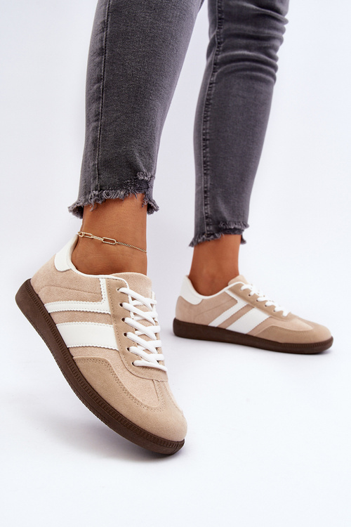 Dámské nízké tenisky Sportovní boty Beige Eudiopis