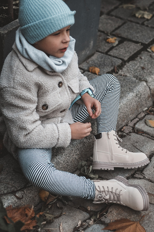 Detské topánky Trappers na béžovej bansi