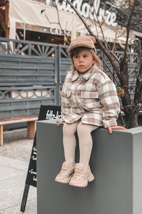 Detské tenisky béžové šialenstvo