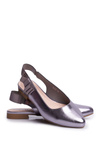 Ženské Sergio Leone Ballerinas Silver Metallic BL615 Lilon