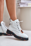 Kožené Boty Tropy Dámské Na Zip Bílé Artiker 55C0515