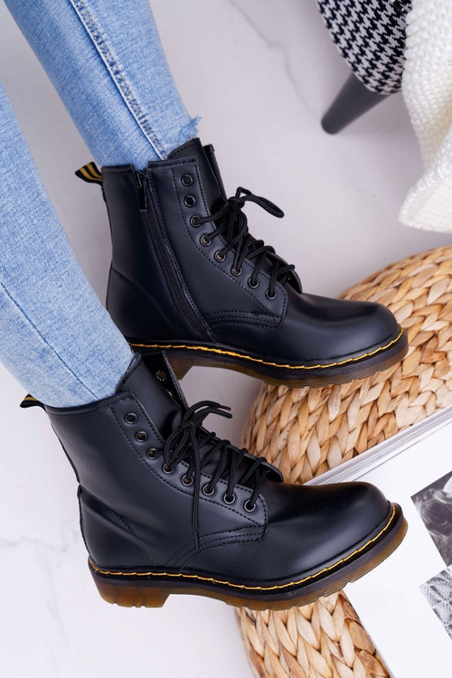 Dámské Traperky Černé Gangsta