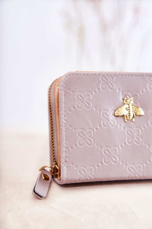 Dámská malá peněženka s ornamentem šede Sanchos