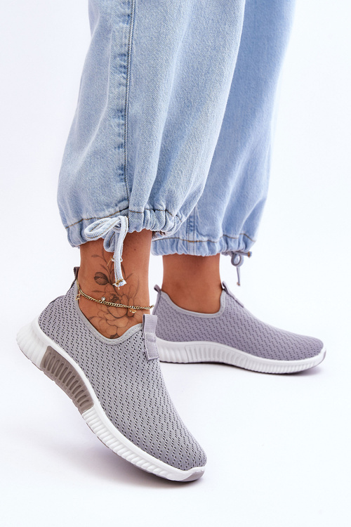 Klasické slip-on tenisky Šedá Frankie