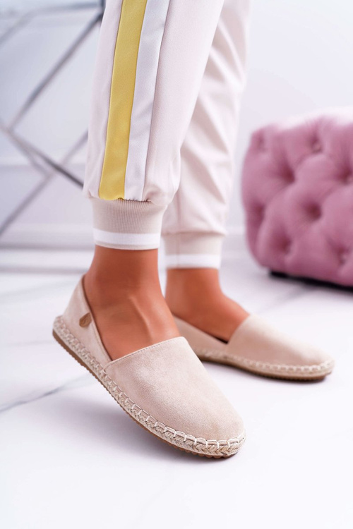 Dámské Espadrilky Vices Semišové béžové 8455