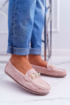 Dámské Mokasíny s Perlami Růžové Noell